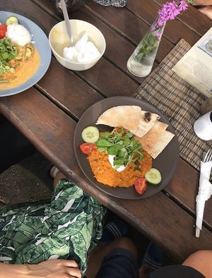 a meal for 200 czk at Laibon in Cesky Krumlov