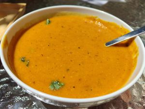 Dal soup at Rico y Sano in La Gomera