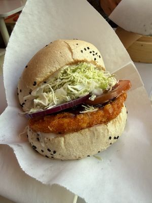 Veganes Chicken  at KYO Burger in Dusseldorf
