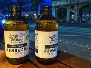 Very tasty Kombucha at Vegitat - Klybeckstrasse in Basel