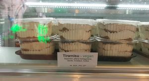 Homemade Tiramisu at Vegitat - Klybeckstrasse in Basel