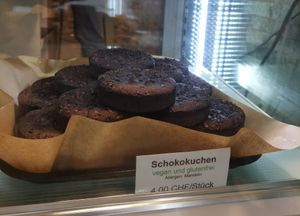 Choko Cake at Vegitat - Klybeckstrasse in Basel