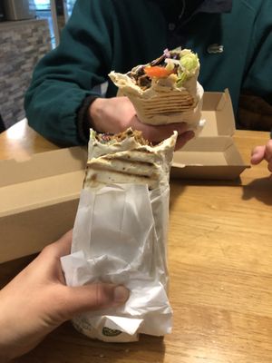 Durum kebab  at Vegitat - Klybeckstrasse in Basel