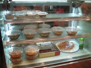 Sweet dishes (only the Tiramisu is vegan) at Vegitat - Klybeckstrasse in Basel