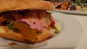 Vegane Dönertasche at Vegitat - Klybeckstrasse in Basel