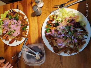 Turkish štýle vegan meal😉 + vegan tiramisu ♥️ at Vegitat - Klybeckstrasse in Basel