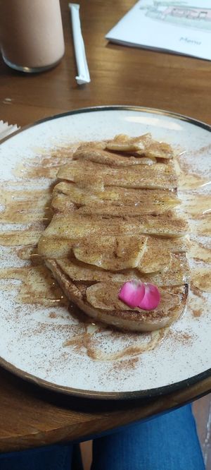 Banana toast at Bela Casa Café in Pocos De Caldas