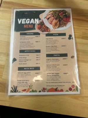 wood fired pizza and vegan pesto pasta were s hit. Very friendly wee place!   at Eat-Alley Asakusa in Tokyo