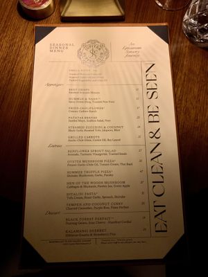 Dinner Menu  at Jupiter Supper Club in Austin