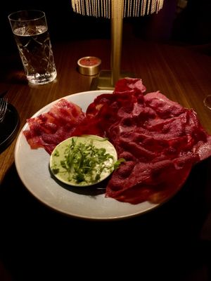 Beet Crisps   at Jupiter Supper Club in Austin