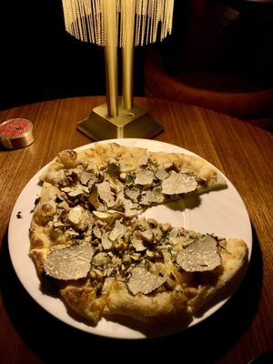 Summer Truffle Pizza  at Jupiter Supper Club in Austin