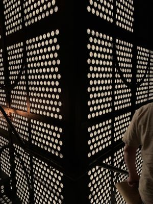 Stairwelll  at Jupiter Supper Club in Austin