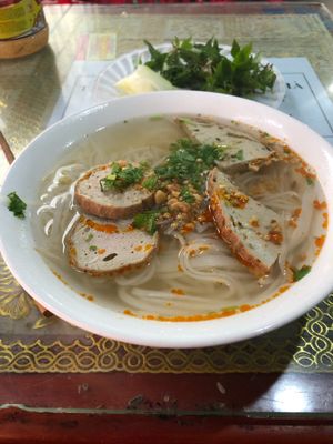 Pho, bland but cheap at Tam Quang Minh in Hoi An