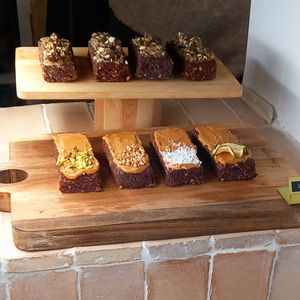 brownies 3,20€ at Grow Yoga Cafe in Barcelona