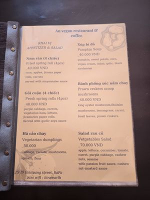  at An Vegan Restaurant in Lao Cai
