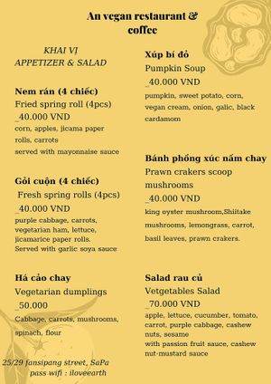  at An Vegan Restaurant in Lao Cai