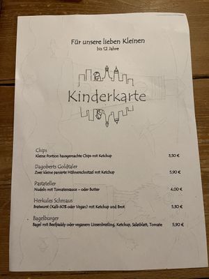 Kids menu   at Grossstadt in Lindau