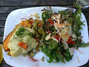 Süßkartoffel überbacken at Grossstadt in Lindau