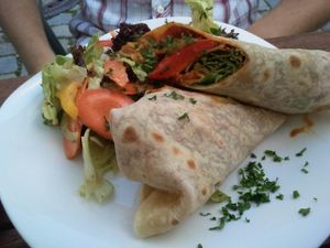 vegan wrap  at Grossstadt in Lindau