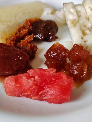 Desert at Escola Senac Pelourinho in Salvador