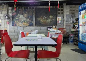 Inside seating at Thai Food Resto in Chiang Mai