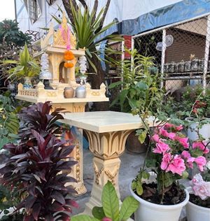 Spirit House at Thai Food Resto in Chiang Mai