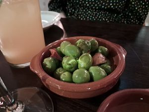 Olives at Vinolito Wine & Tapas in Helsinki
