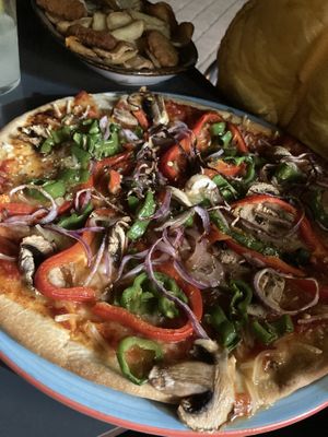 Pizza  at Albi Urban Cafe in Frigiliana