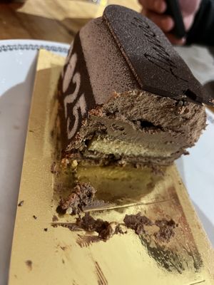 Entremet de nouvel an « Café inn » vegan au café 🌱 #Veganuary at Eric Gourdin Boulangerie in Beloeil