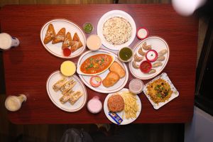  at Jay Bhavani Vadapav in Bakersfield