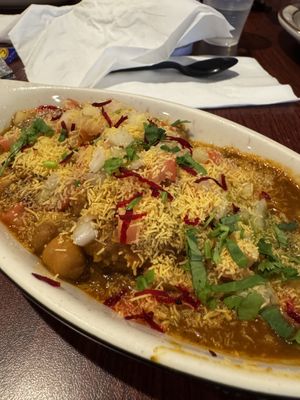 Samosa chaat  at Jay Bhavani Vadapav in Bakersfield