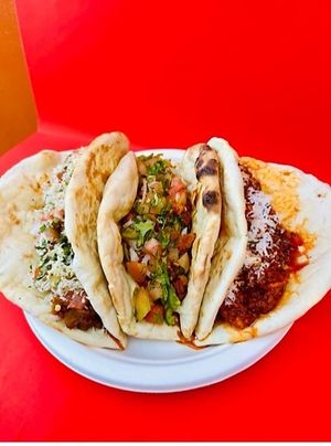 Chicken, Veggie, Butter Chicken Taco at Spicee Bite - Silverton Rd in Salem