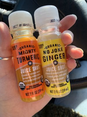 Turmeric and ginger shots  at Trader Joe's in Livermore