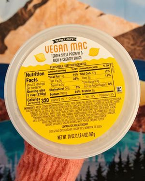 Vegan Mac! at Trader Joe's in Livermore