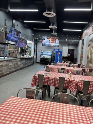 inside   at Pizza Worx  in Los Angeles