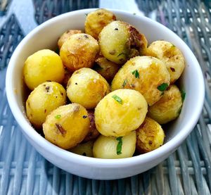 Roasted new potatoes  at East & Seaboard  in Dubai
