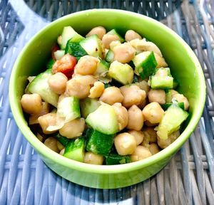 Chickpea salad at East & Seaboard  in Dubai