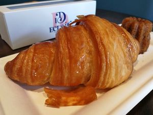 Vegan Plain Croissant - Ask them to warm it up for you or warm it up at home gently. Fresh batch in the morning and noon! at ID-eclair in Pasadena