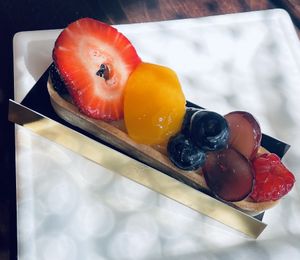 Gluten free mixed fruit tart  at ID-eclair in Pasadena
