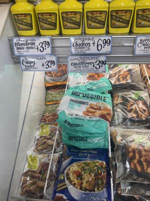 Vegan • Plant-Based Freezer Section  at Trader Joe's in Modesto
