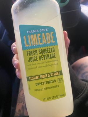 Current Obsession - Tastes Like Summertime - Limeade 😋(Don’t Recommend If You’re Watching Your Sugar Intake)  at Trader Joe's in Modesto