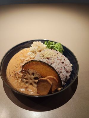 I got the vegan spice curry. Flavourful and healthy. Great last meal in Nagoya! at PickPHO in Kanazawa