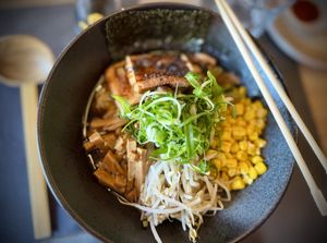 Vegan Shoyu Ramen  at TOKII RAMEN in Pavia