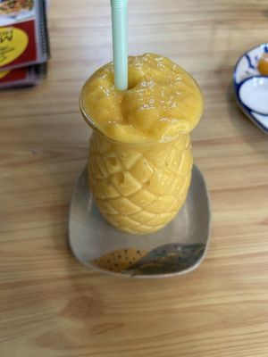 Oat milk mango shake  at Mini House Deserts in Ao Nang