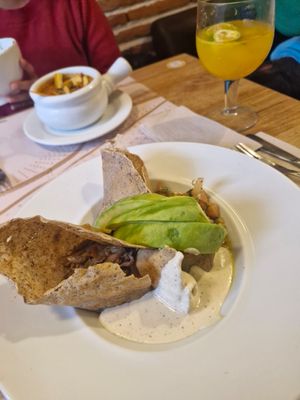 Sombrero vueltiao vegano at Crepes & Waffles - Centro Comercial Palatino in Bogota