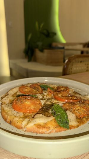 Pizza crapriccio   at Artesano Organic and Fresh Food in Barranquilla