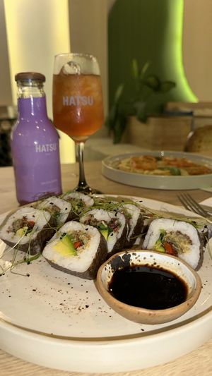 Sushi vegano  at Artesano Organic and Fresh Food in Barranquilla