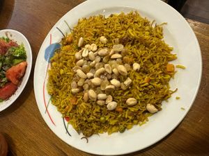 Vegan biryani  at Ashur Banipal in Sofia