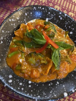 Vegetable Panang   at Araya Thai Restaurant  in Kendal