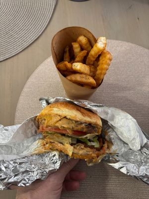 My Fussy Hussy burger at Slutty Vegan in Baltimore